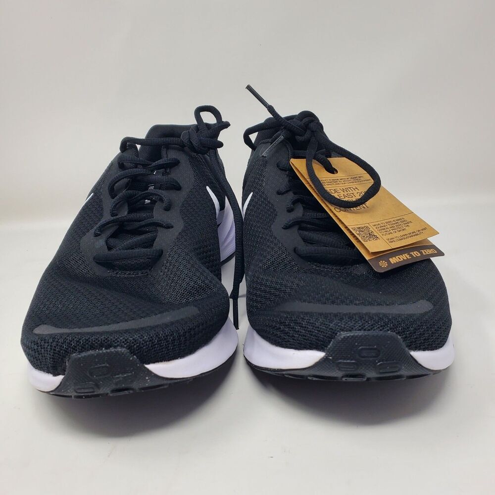 Nike Revolution 7 Wide Road Running Shoes Black White FB8501-002 Men's Size 11 - Picture 10 of 12